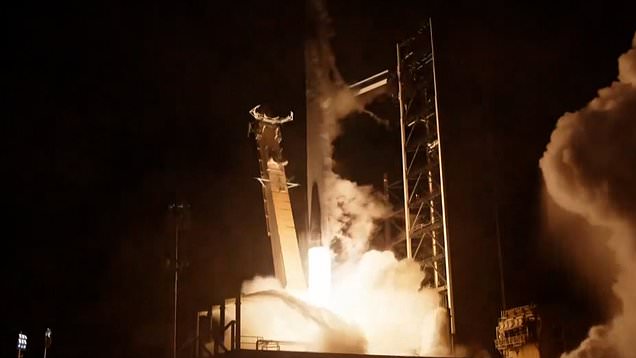 BREAKING NEWSSpace X successfully launches three American astronauts and Russian cosmonaut into orbit after concerns over crack in side hatch nearly scrub lift-off