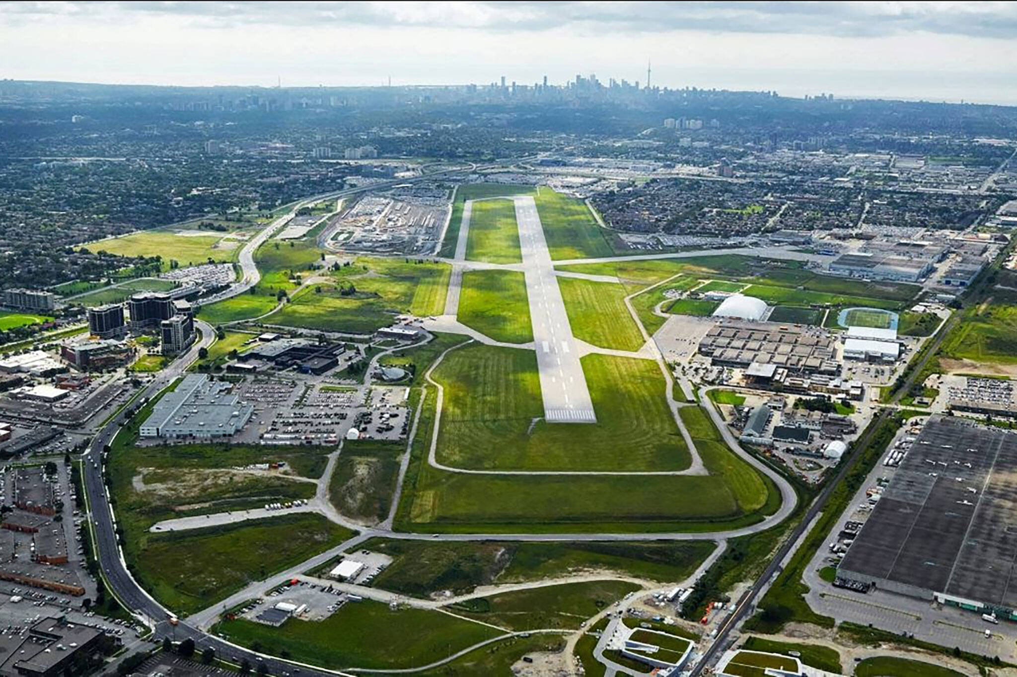 You can watch a free drive-in movie on a Toronto airport runway this summer